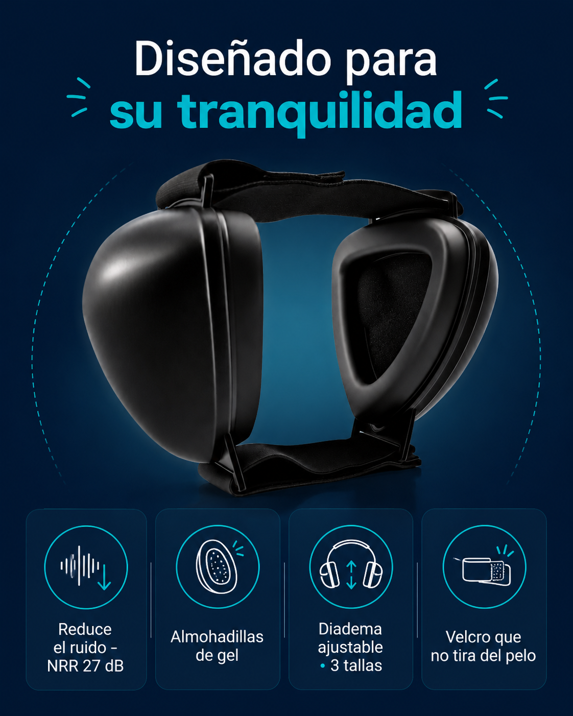 PazCan Protect™ — Protector auditivo para perros 5